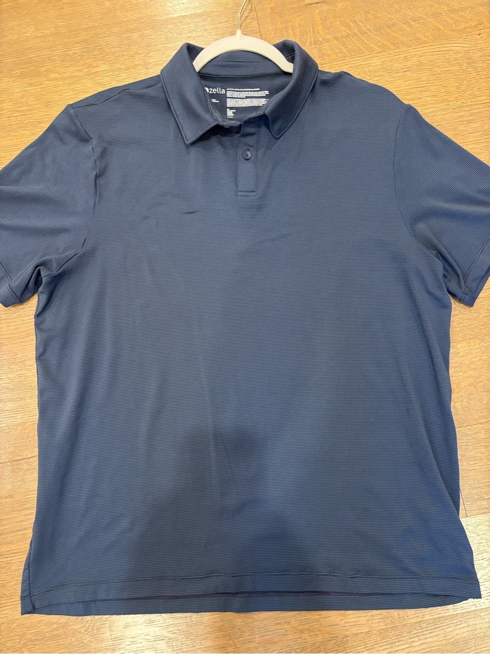Zella Men's Navy Short-Sleeve Performance Polo